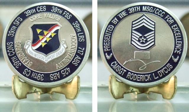 39th MSG Chief Coin Final