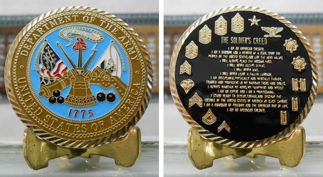 Army Soldier's Creed Coin Final