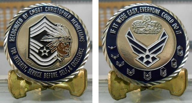 CMSgt Christopher McWilliams Coin Final