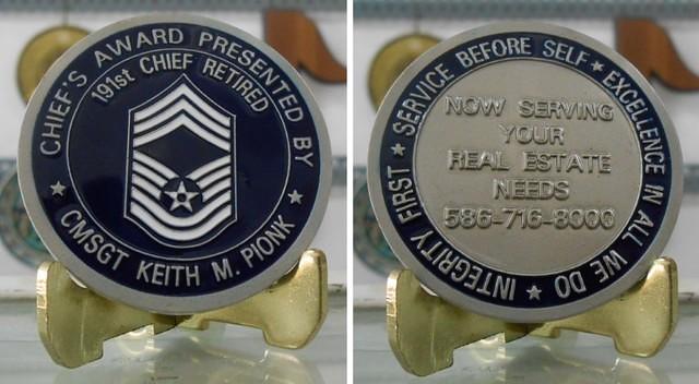 CMSgt Pionk Coin Art Work Coin Final