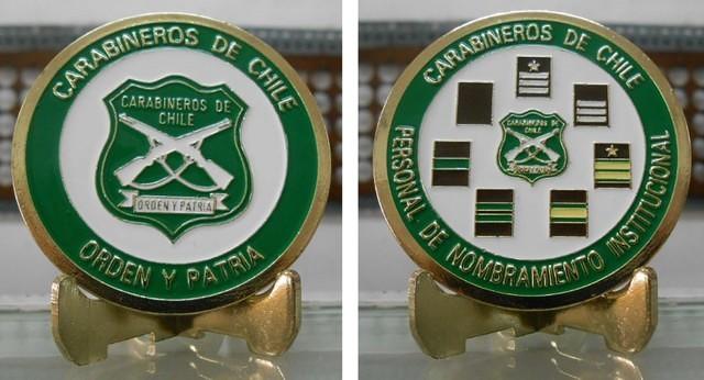 Carabineros de Chile Ranks Coin Final