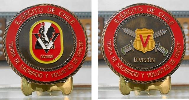 Ejercito de Chile Division Coin Final