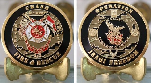 Q-West Crash and Fire Coin Final