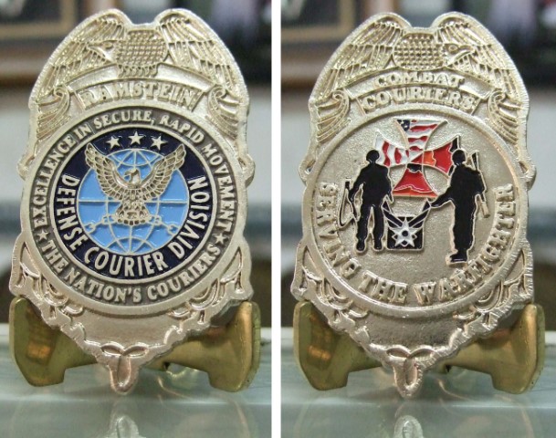 Defense Courier Div Coin Final
