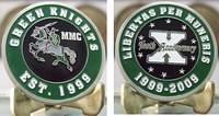 Green Knights 10th Ann Coin Final